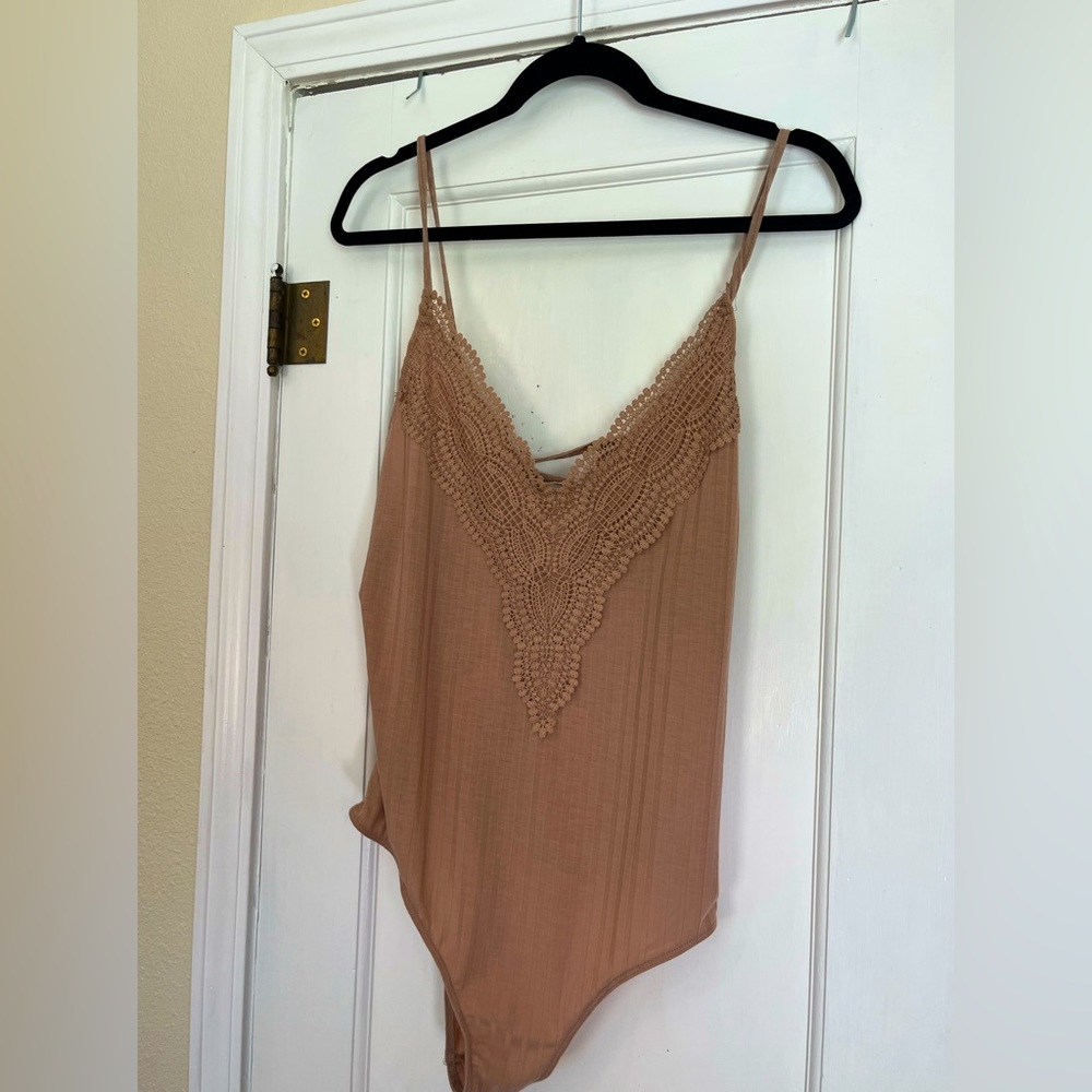 COPY - Just Polly size extra large brown women’s bodysuit
